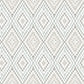 View 3118-12712 Birch & Sparrow Ganado Geometric Ikat Grey by Chesapeake Wallpaper
