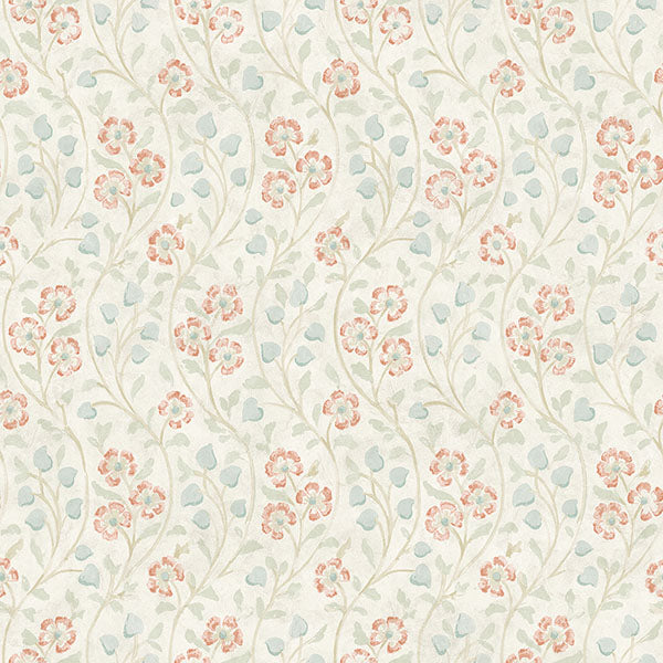 Looking 3119-13051 Kindred Patsy Multicolor Floral Multicolor by Chesapeake Wallpaper