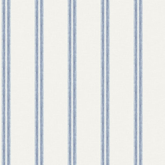 Select 3119-13072 Kindred Johnny Navy Stripes Navy by Chesapeake Wallpaper