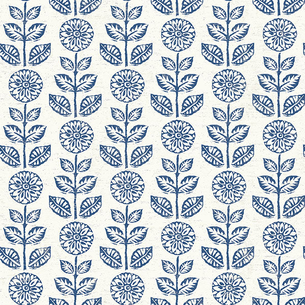 Order 3119-13512 Kindred Dolly Navy Floral Navy by Chesapeake Wallpaper