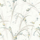 Save 3119-19329 Kindred Meadowlark Light Grey Botanical Grey by Chesapeake Wallpaper