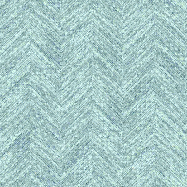 View 3120-13671 Sanibel Caladesi Aqua Faux Linen Aqua by Chesapeake Wallpaper