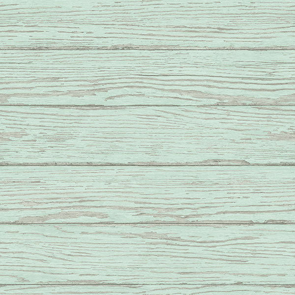 Acquire 3120-13694 Sanibel Rehoboth Mint Distressed Wood Mint by Chesapeake Wallpaper