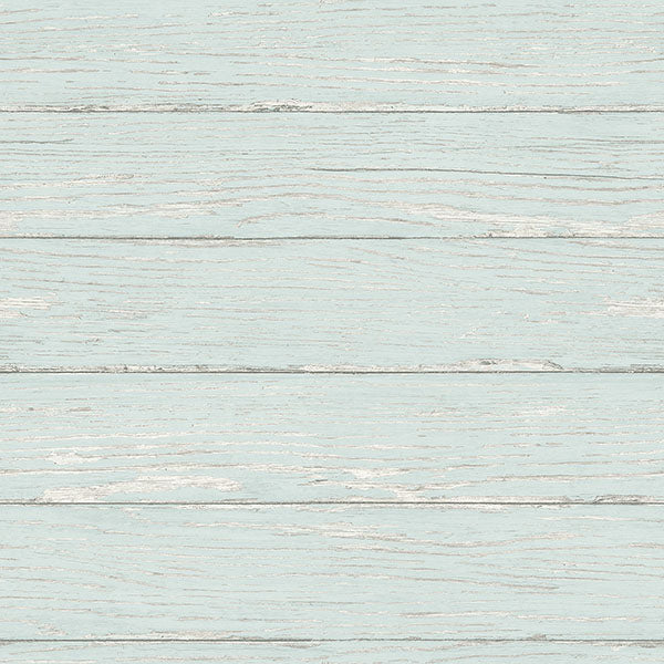 Purchase 3120-13696 Sanibel Rehoboth Aqua Distressed Wood Aqua by Chesapeake Wallpaper