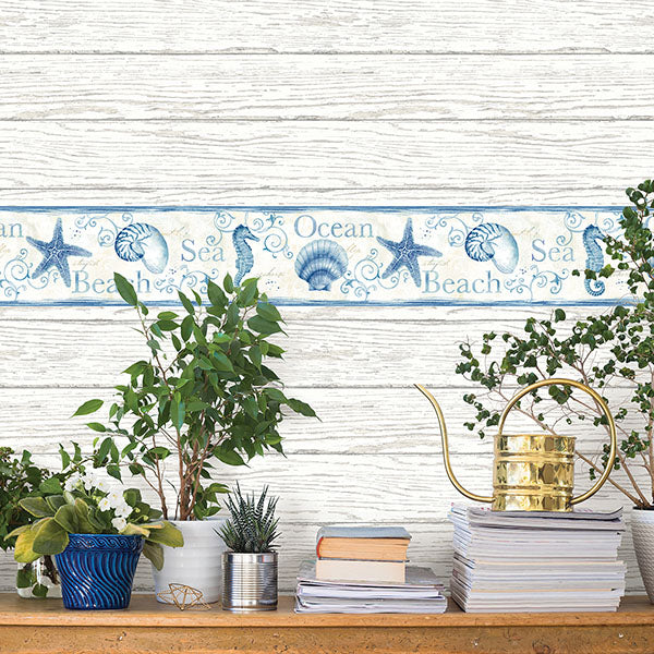 Buy 3120 53561B Sanibel Blue Chesapeake Wallpaper