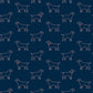 Looking 3122-10402 Flora & Fauna Yoop Dark Blue Dog Blue by Chesapeake Wallpaper