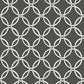 Find 3122-11000 Flora & Fauna Quelala Black Ring Ogee Black by Chesapeake Wallpaper