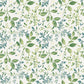 Shop 3122-11104 Flora & Fauna Tinker Green Woodland Botanical Green by Chesapeake Wallpaper