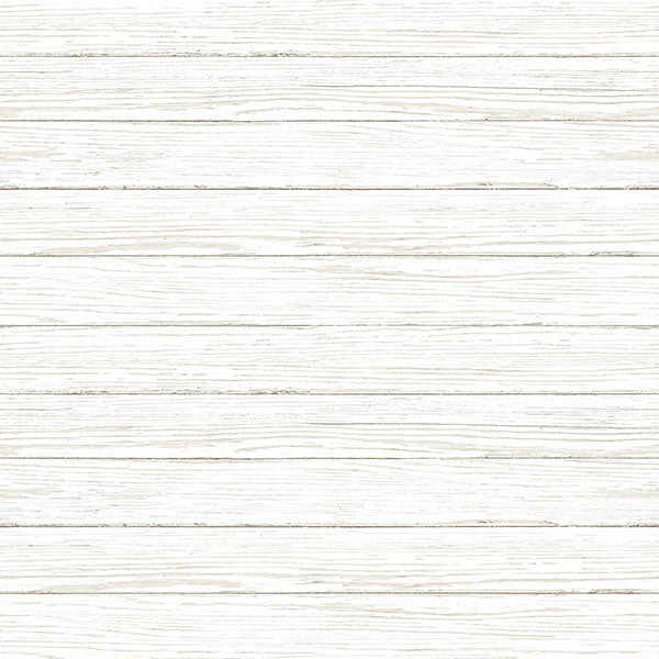 Find 3122-11200 Flora & Fauna Ozma White Wood Plank Neutral by Chesapeake Wallpaper