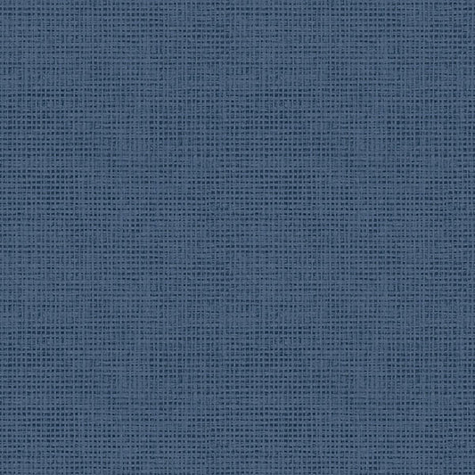 Select 3123-10002 Homestead Nimmie Navy Basketweave Navy by Chesapeake Wallpaper