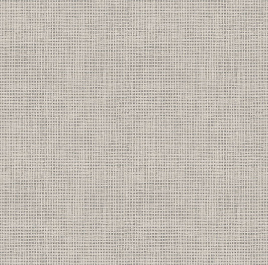 Buy 3123-10020 Homestead Nimmie Grey Basketweave Grey by Chesapeake Wallpaper