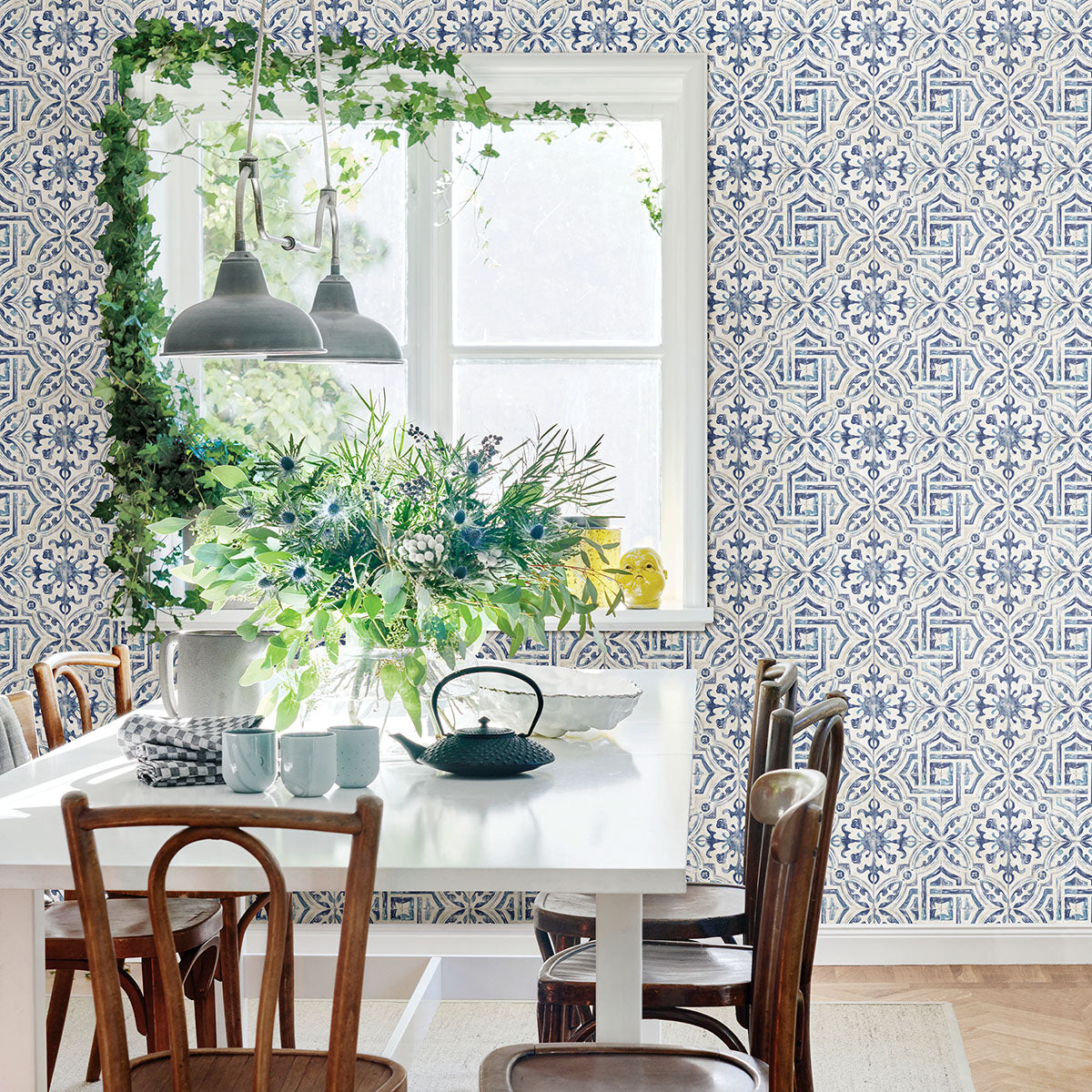 3123-12332 | Homestead, Sonoma Blue Spanish Tile Blue - Chesapeake Wal
