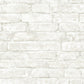 Save 3123-12481 Homestead Arlington White Brick White by Chesapeake Wallpaper