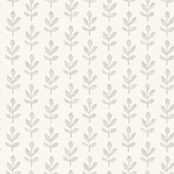Acquire 3123-13842 Homestead Whiskers Light Grey Leaf Light Grey by Chesapeake Wallpaper