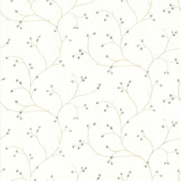 Select 3123-16156 Homestead Rosehip Cream Trails Cream by Chesapeake Wallpaper