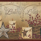 Search 3123-2281 Homestead Caring Candles Red Country Border Red by Chesapeake Wallpaper