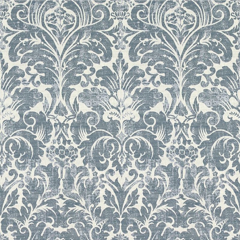 Acquire 31974.5.0 Coeur Vapor Botanical/Foliage Blue Kravet Basics Fabric