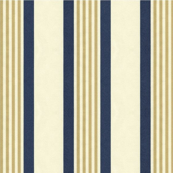 Select Kravet Smart fabric - Blue Stripes Upholstery fabric