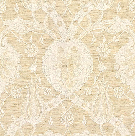 Buy 33457.1.0 Global Vibe White Gold Jacobeans Ivory Kravet Couture Fabric