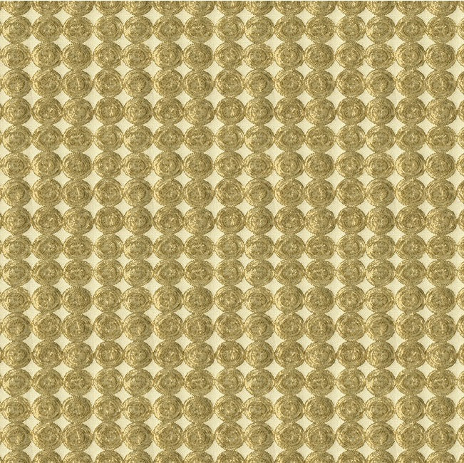 Find 33557.4.0 Rare Coin White Gold Metallic Ivory Kravet Couture Fabric