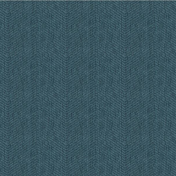 Save Kravet Smart Fabric - Blue Herringbone/Tweed Upholstery Fabric