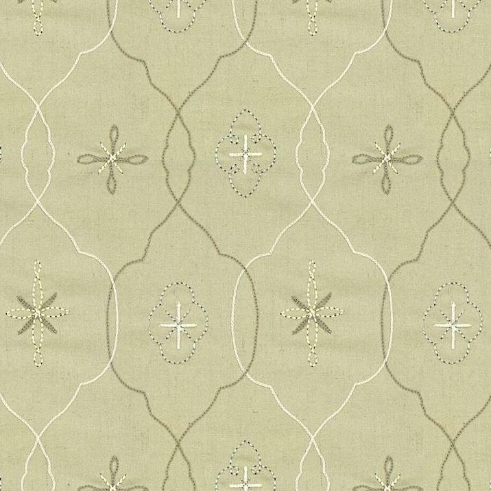View 33944.130 Dirndl Silver Sage Lattice Scrollwork Kravet Couture Fabric