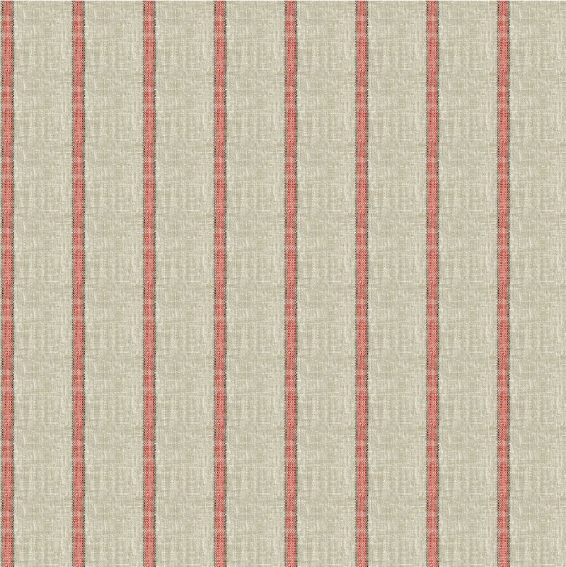 View 34087.716.0 Stripes Coral Kravet Basics Fabric