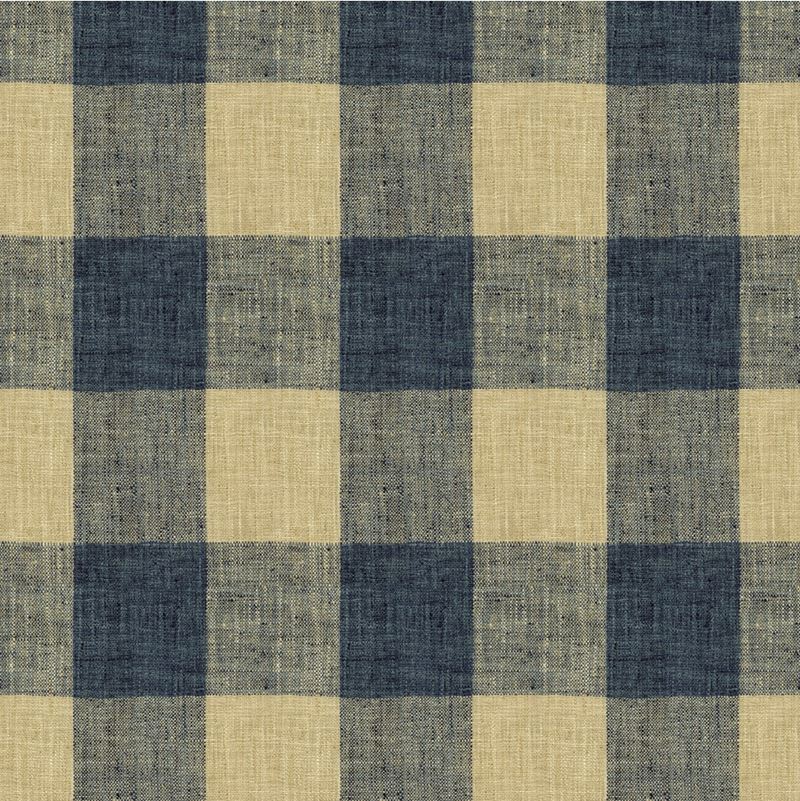 Save 34090.516.0 Check/Houndstooth Blue Kravet Basics Fabric