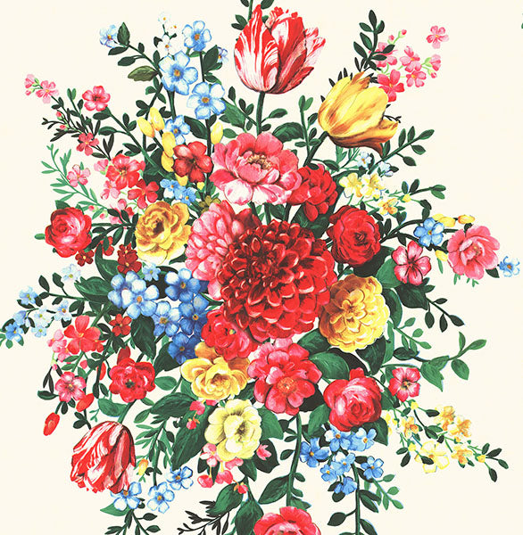 Looking 341040 Pip III Neutral Floral Wallpaper by Eijffinger Wallpaper