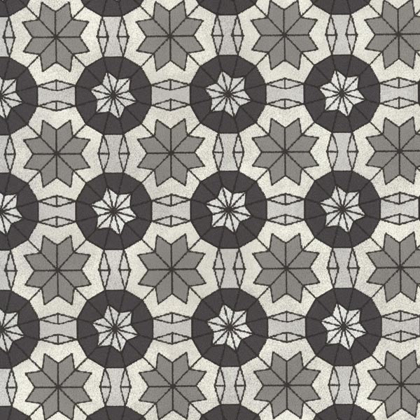 Looking 341774 Yasmin Grey Geometric Wallpaper by Eijffinger Wallpaper