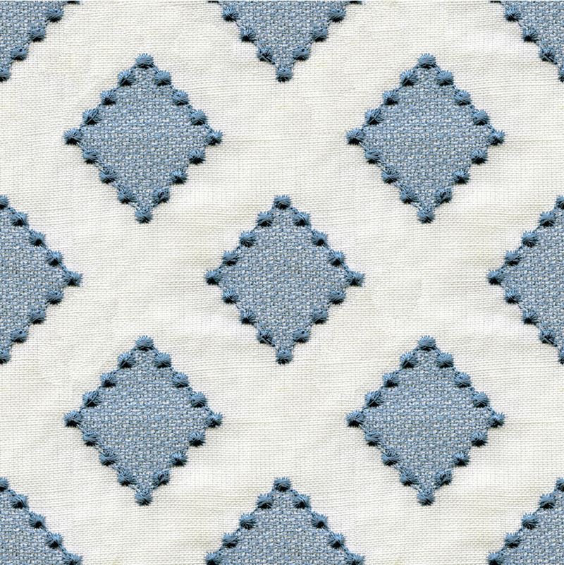 Purchase 34267.516.0 Diamondots Indigo Diamond Blue Kravet Basics Fabric