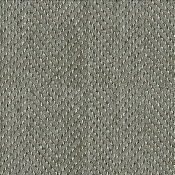 Select Kravet Smart Fabric - Light Blue Herringbone/Tweed Upholstery Fabric