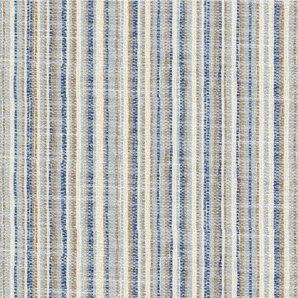 Shop Kravet Smart Fabric - Blue Stripes Upholstery Fabric