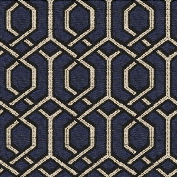 Looking Kravet Smart Fabric - Dark Blue Contemporary Upholstery Fabric