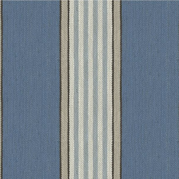 Buy 34497.516.0 Herringbone/Tweed Blue Kravet Basics Fabric