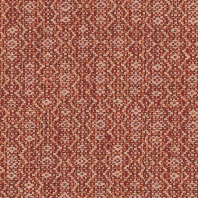 Looking Kravet Smart Fabric - Red Geometric Upholstery Fabric