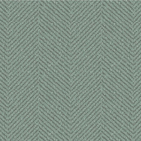 Looking Kravet Smart Fabric - Turquoise Herringbone/Tweed Upholstery Fabric