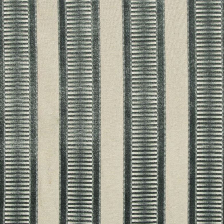 View 34790.15.0 Street Style Sea Stripes Slate Kravet Couture Fabric