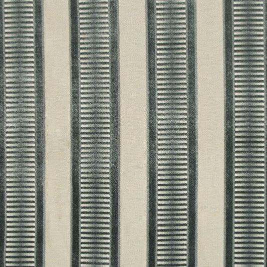 View 34790.15.0 Street Style Sea Stripes Slate Kravet Couture Fabric
