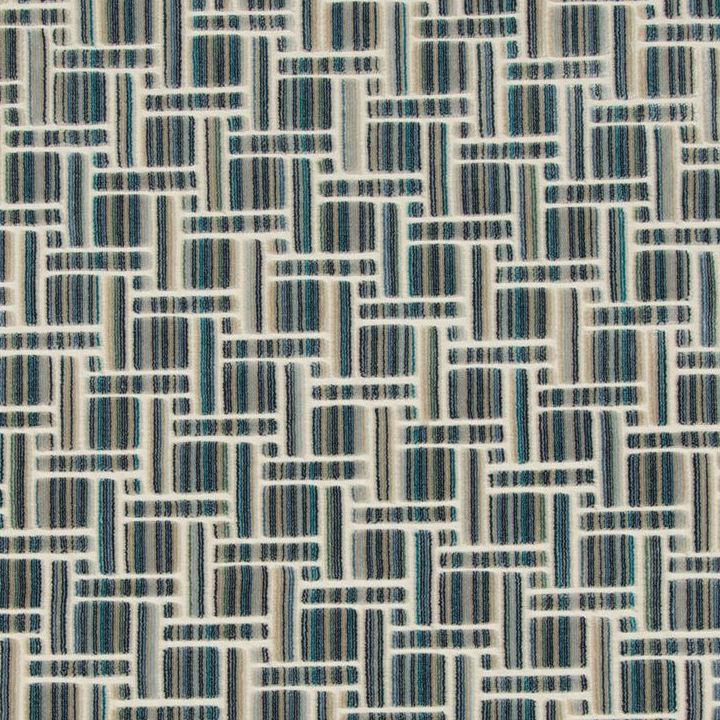 Select 34792.15.0 Inside Tracks Peacock Geometric Beige Kravet Couture Fabric