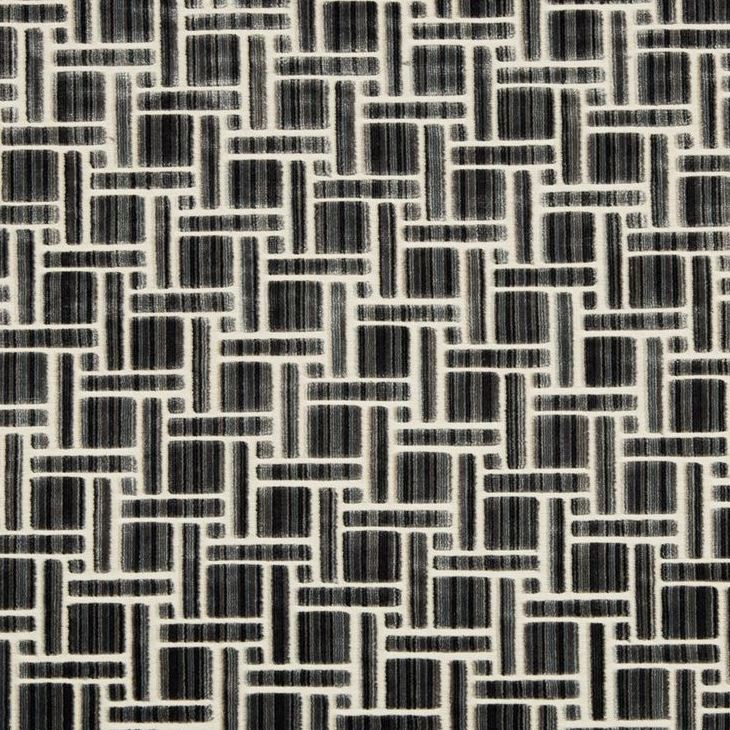 Find 34792.21.0 Inside Tracks Anthracite Geometric Grey Kravet Couture Fabric