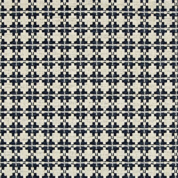 Buy 34962.50.0 Back In Style Navy Geometric Beige Kravet Couture Fabric