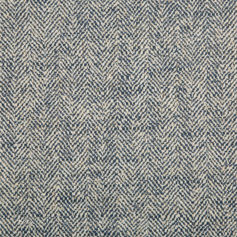 Purchase Kravet Smart Fabric - Indigo Herringbone/Tweed Multipurpose Fabric