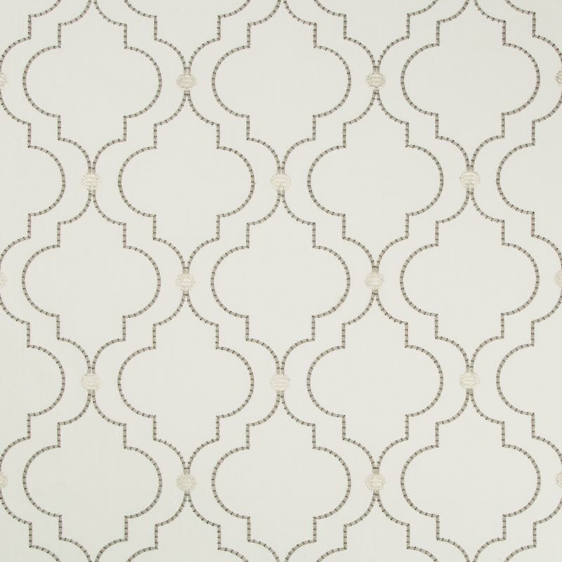 Purchase 35238.11.0 Lattice/Scrollwork White Kravet Basics Fabric