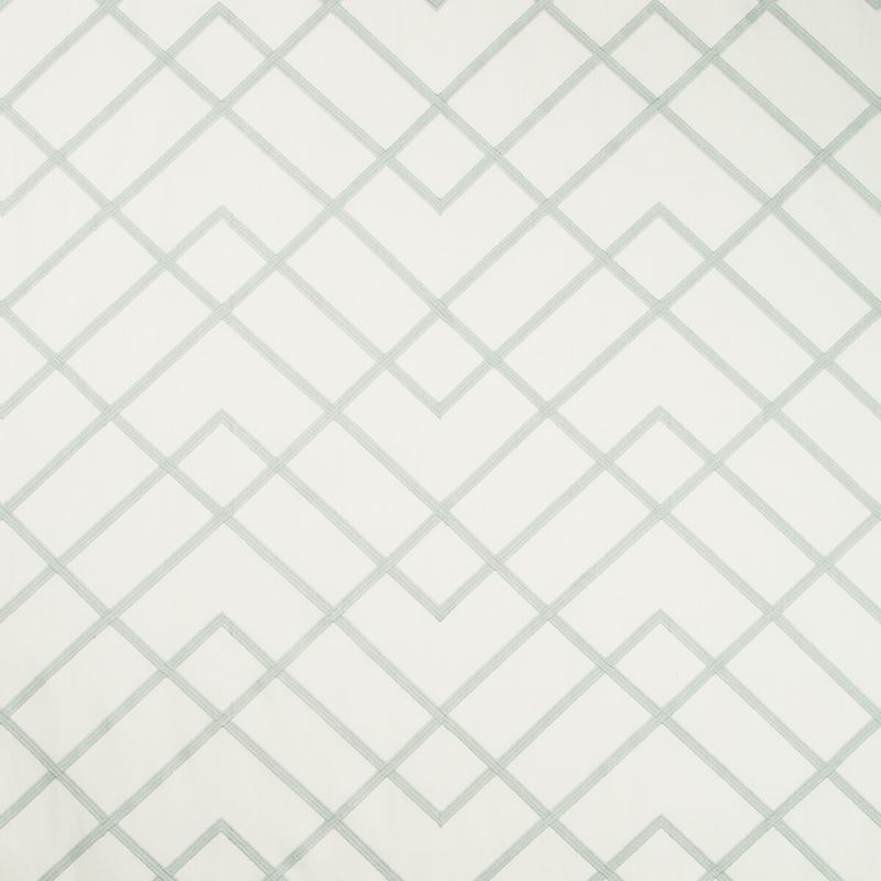 Acquire 35299.135.0 Tapeley Mineral Geometric White Kravet Basics Fabric