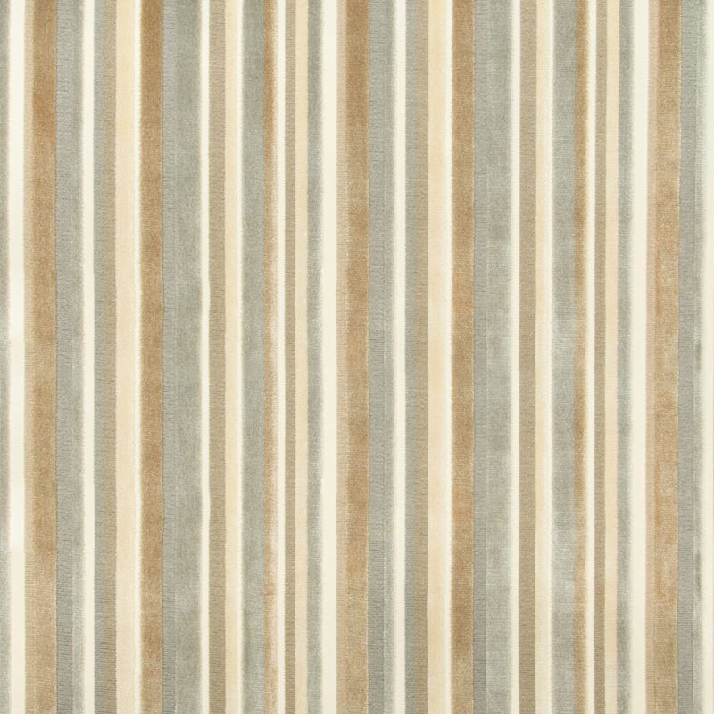 Looking 35302.16.0 Bodenham Stone Stripes Grey Kravet Basics Fabric