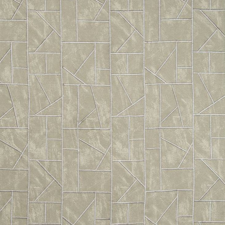 Purchase 35416.11.0 Bamboo Stitch Platinum Geometric Grey Kravet Couture Fabric