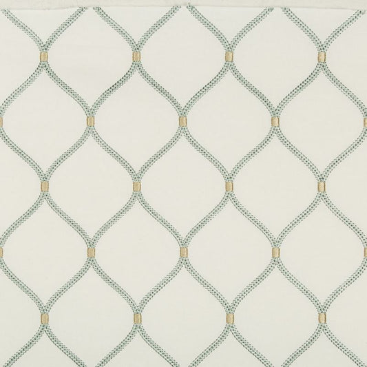 View 35454.13.0 White Lattice Kravet Basics Fabric
