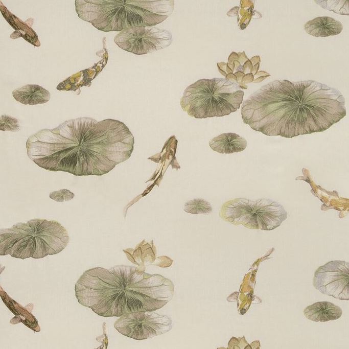 Acquire 35460.11.0 Lotus Pond White Modern/Contemporary Chinoiserie Kravet Couture Fabric