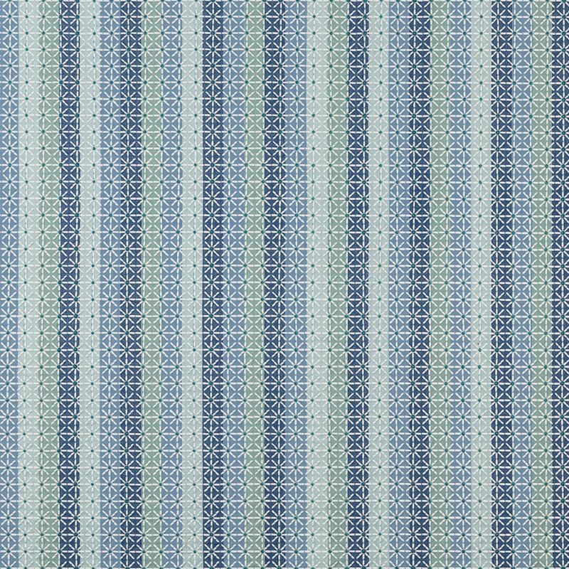 Find 35769.513.0 Bentota Blue Stripes Kravet Basics Fabric